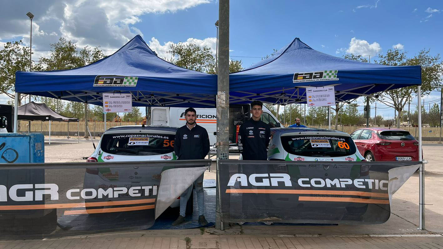 Maxi Gallardo y Francisco Puertas pilotos del Rally Team Andalucía.