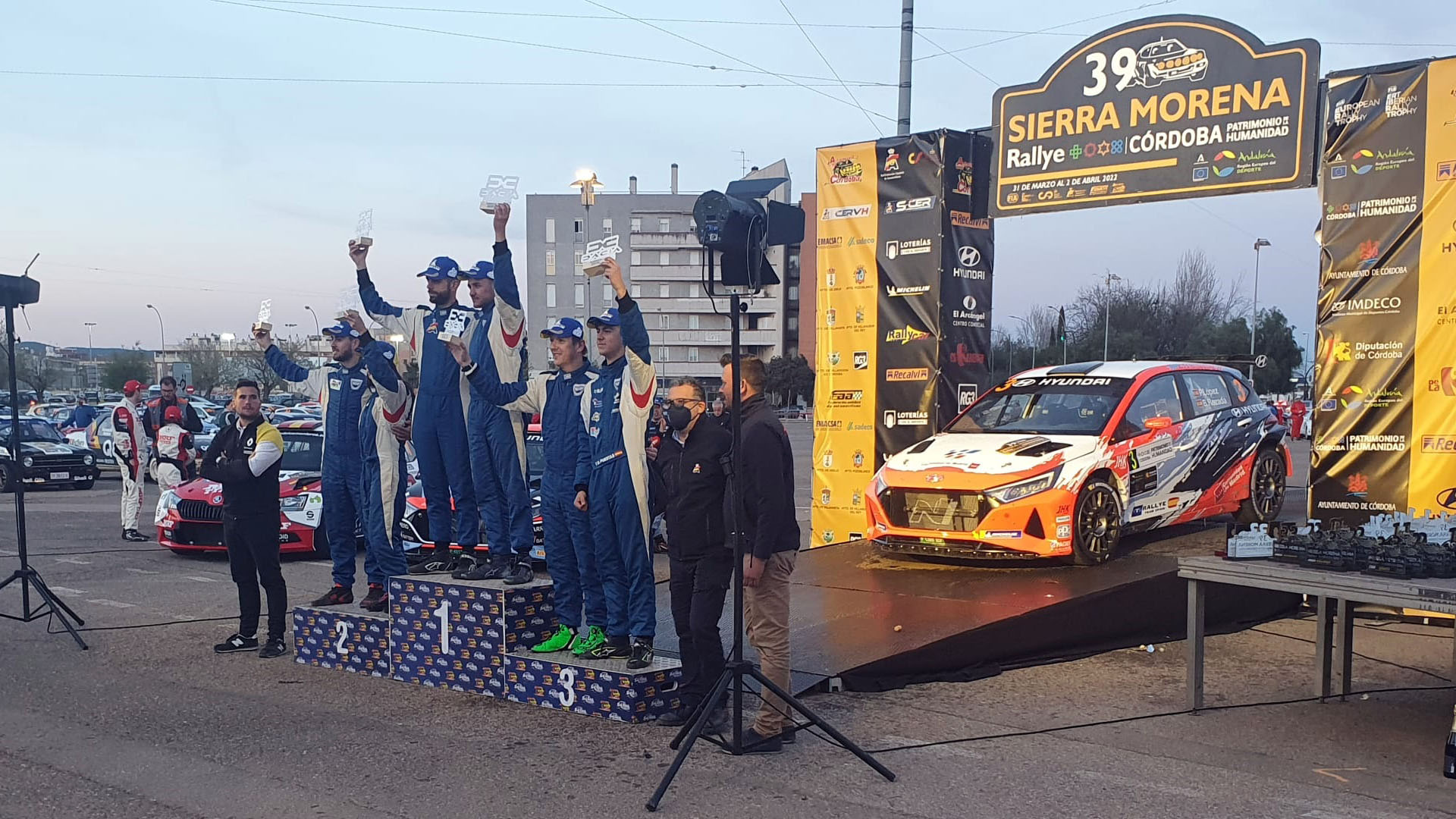 Los dos equipos del Rally Team Andalucía suben al podio en el 39 Rally Sierra Morena