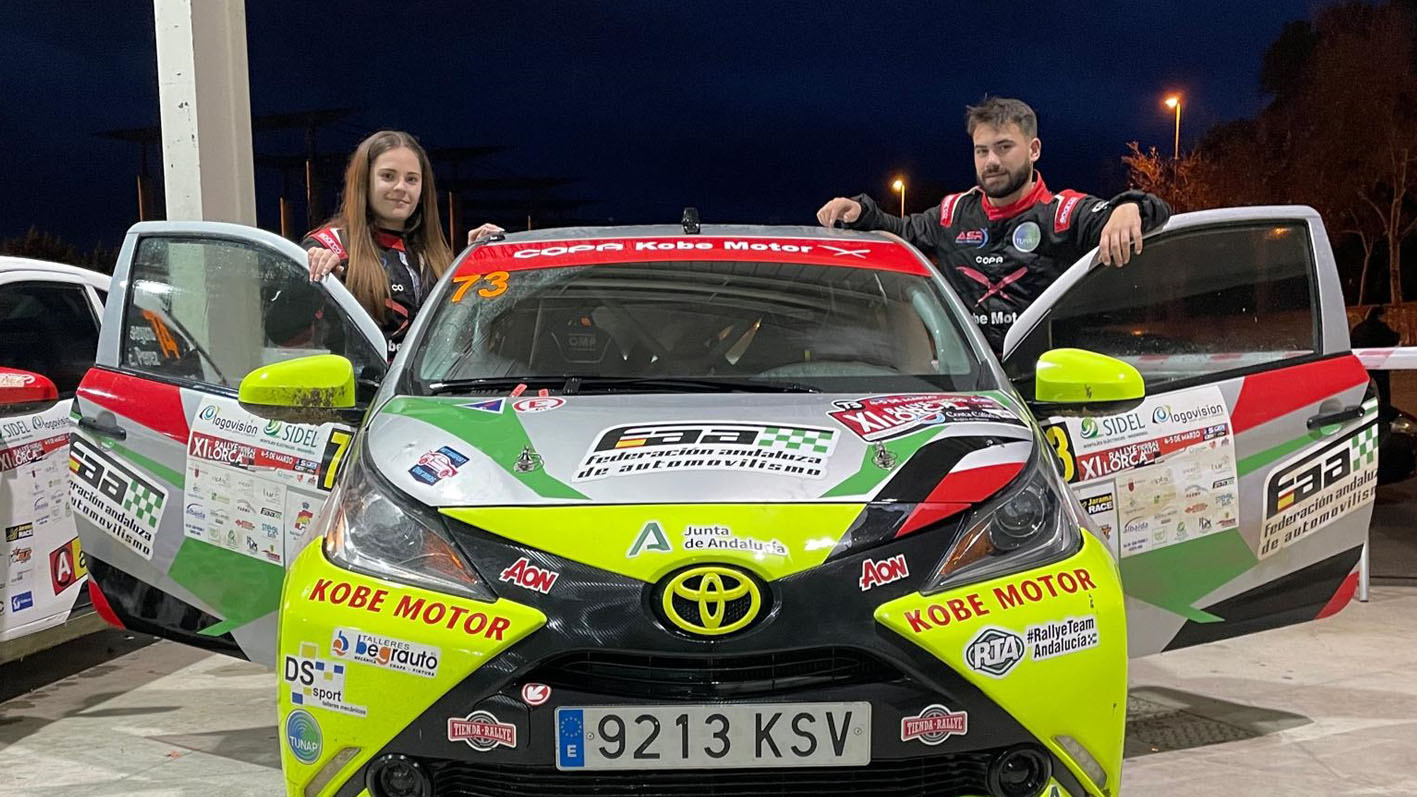 Salvador España y Miriam Antelo en el XI Rally Tierras Altas de Lorca.