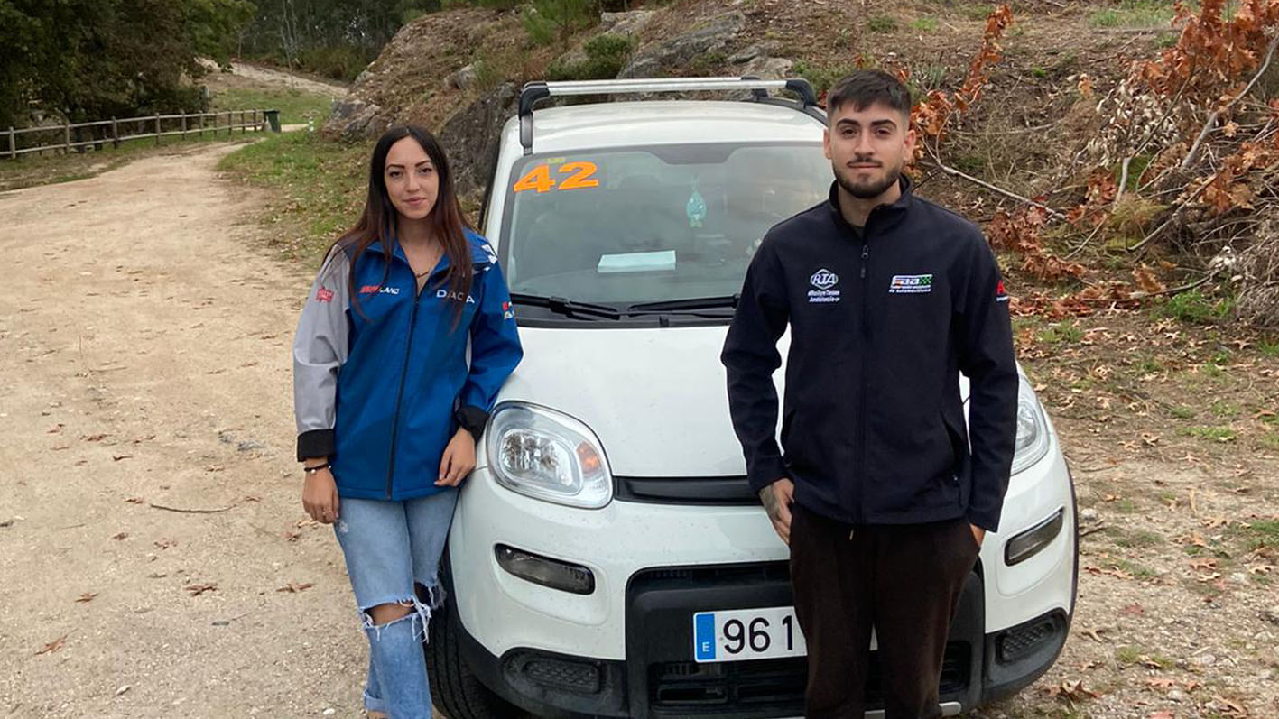 Maxi Gallardo y Mercedes Cano se preparan para disputar este fin de semana el Rallye Rias Baixas 2022