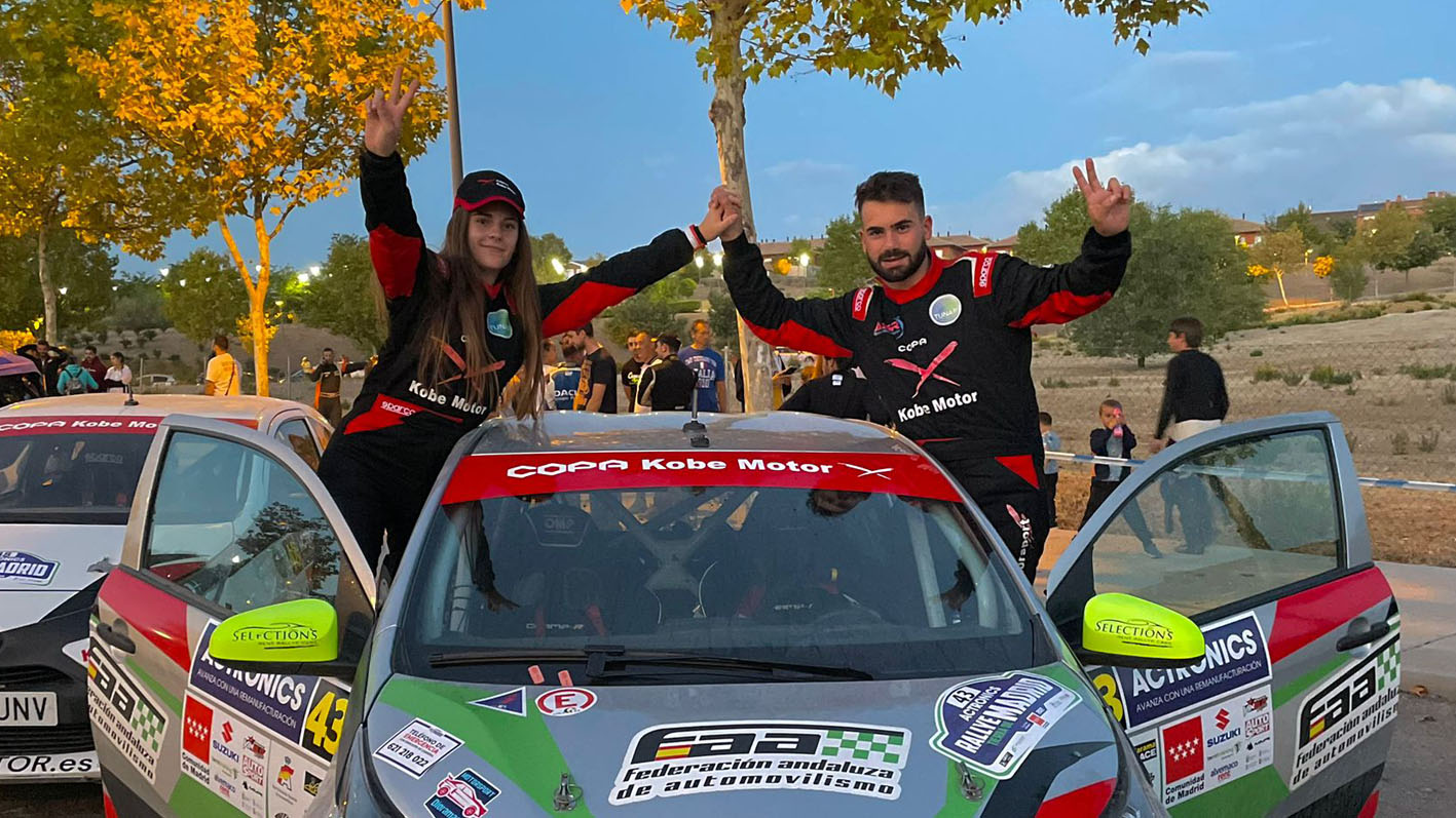 Salvador España y Miriam Antelo consiguen la segunda posición en la Copa Kobe Motor en el Rallye de Tierra de Madrid 2022