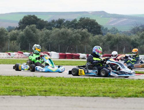 La lluvia marcó el estreno del Campeonato de Andalucía de Karting 2025 en el circuito de Villafranca de Córdoba